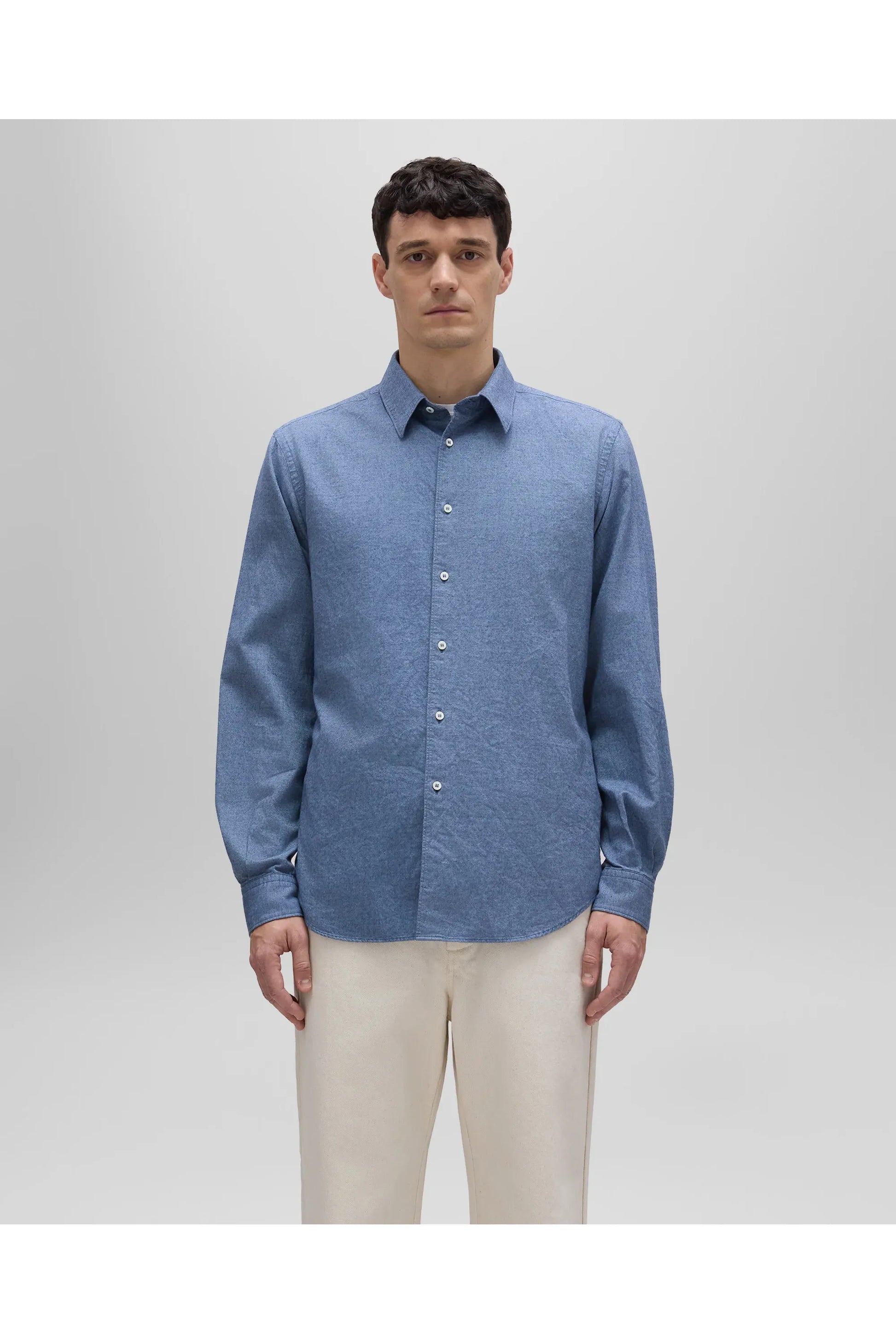 Comma Flannel Shirt - Sky Blue - DUNE + SALT