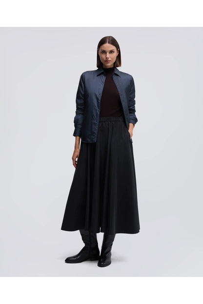 Padded Nylon Overshirt - Navy - DUNE + SALT