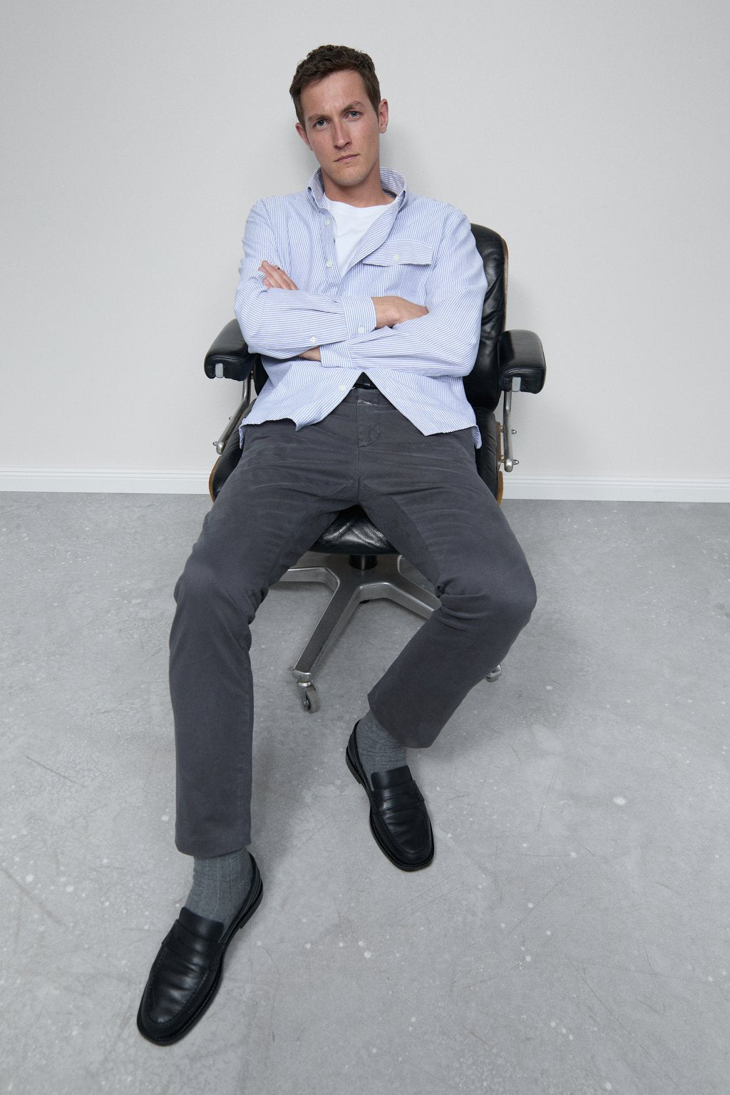 Clifton True Slim Pant - Shadow Blue - DUNE + SALT