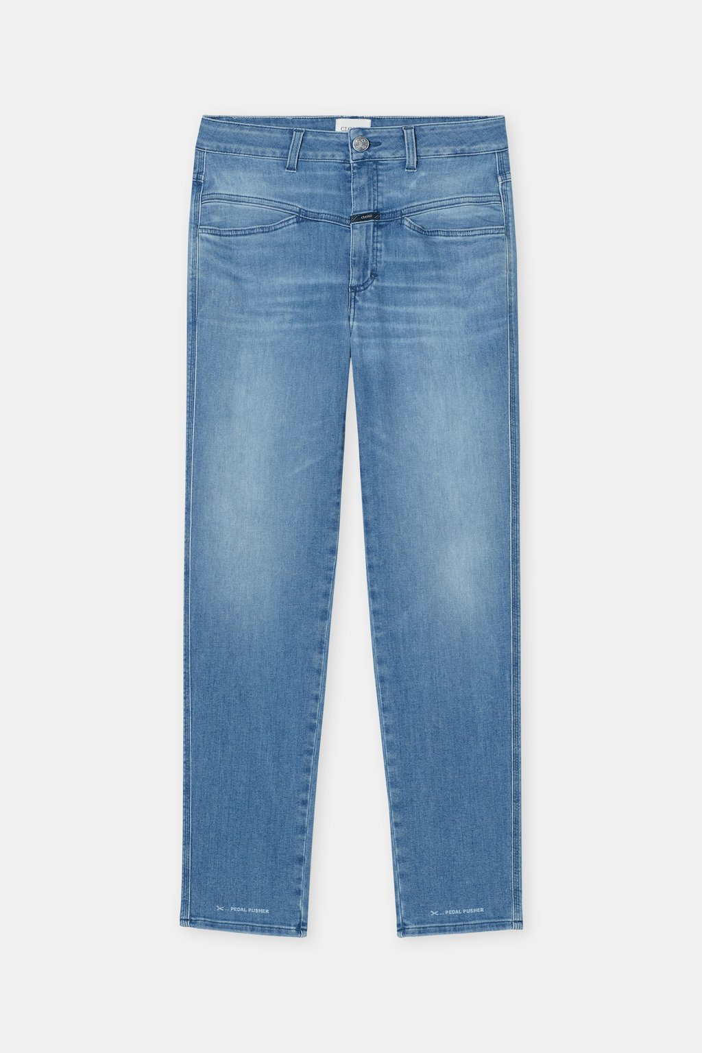 Pedal Pusher Relaxed Jean - Mid Blue - DUNE + SALT