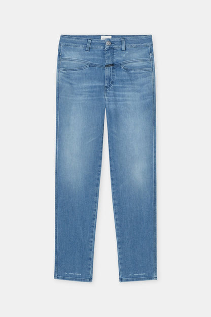 Pedal Pusher Relaxed Jean - Mid Blue - DUNE + SALT
