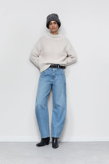 Ridge-X Wide Jeans - Mid Blue - DUNE + SALT