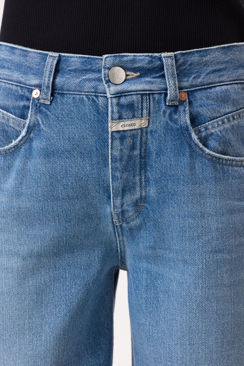 Nikka Wide Jeans - Mid Blue - DUNE + SALT