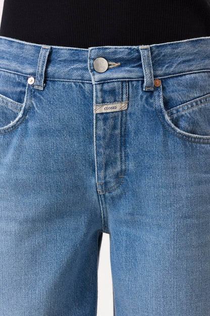 Nikka Wide Jeans - Mid Blue - DUNE + SALT