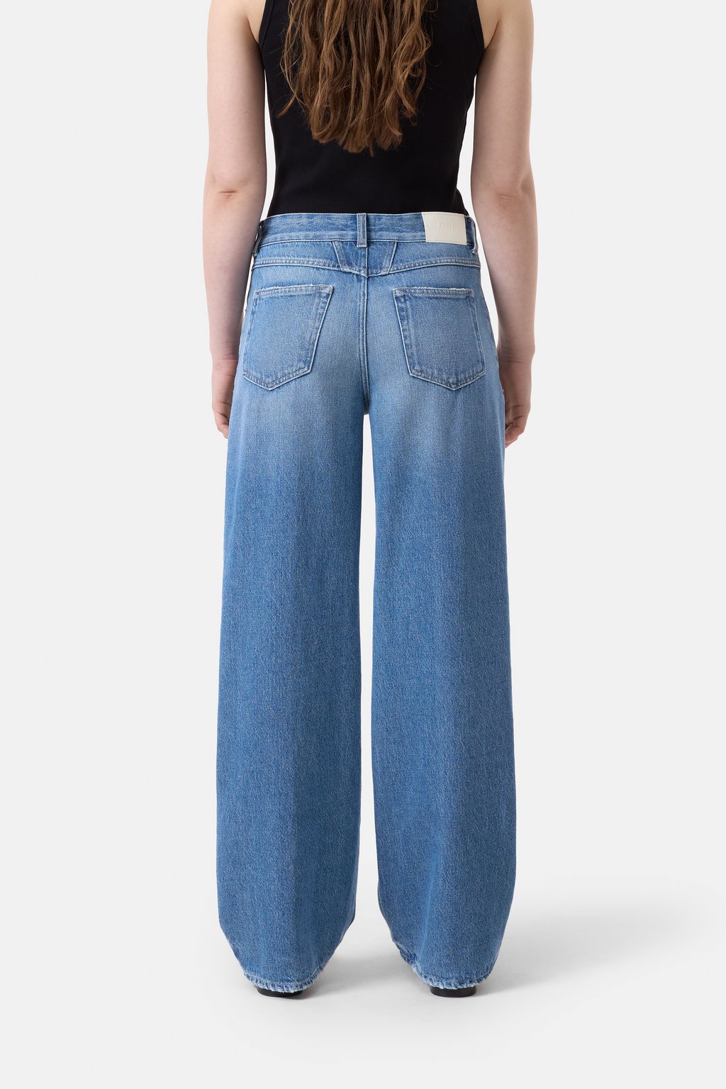Nikka Wide Jeans - Mid Blue - DUNE + SALT
