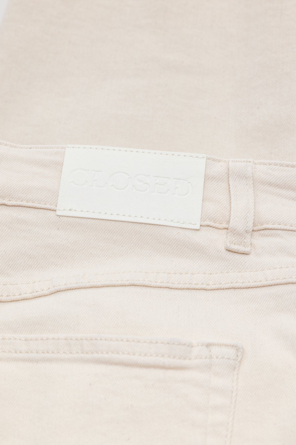 Milo Comfort Stretch Straight Jean - Ivory - DUNE + SALT