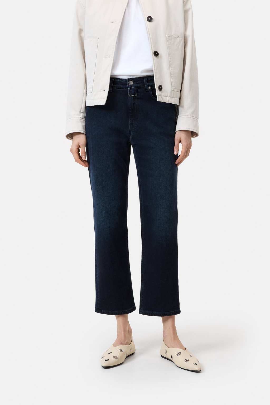 Milo Comfort Stretch Straight Jean - Blue/Black - DUNE + SALT
