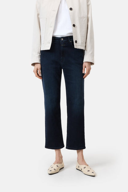 Milo Comfort Stretch Straight Jean - Blue/Black - DUNE + SALT
