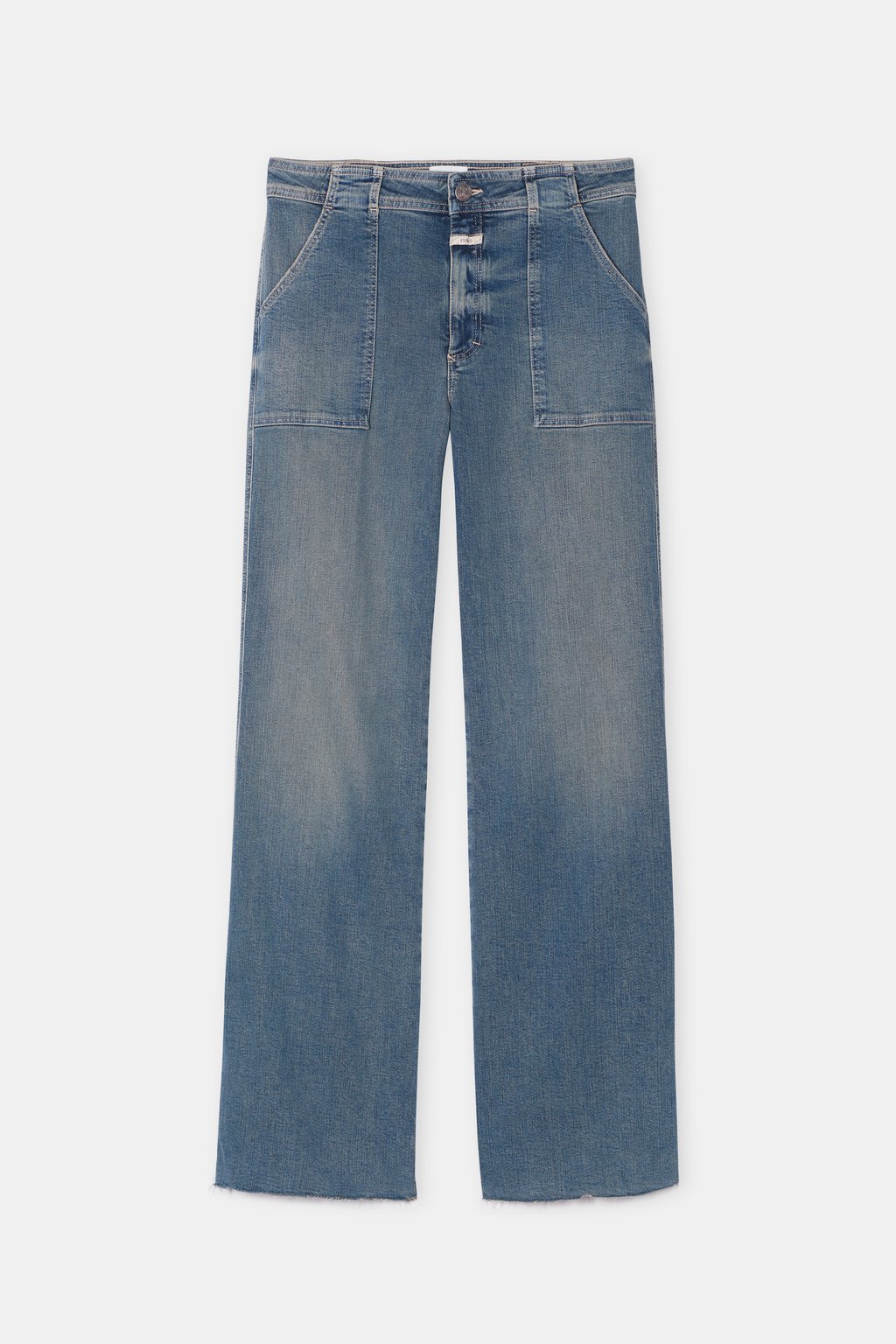 Aria Super Stretch Flared Jean - Mid Blue - DUNE + SALT