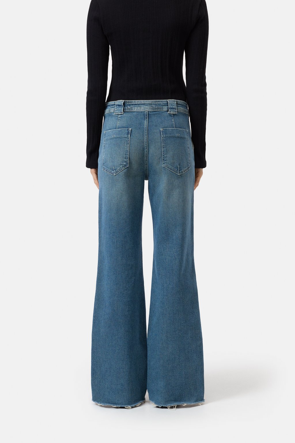 Aria Super Stretch Flared Jean - Mid Blue - DUNE + SALT