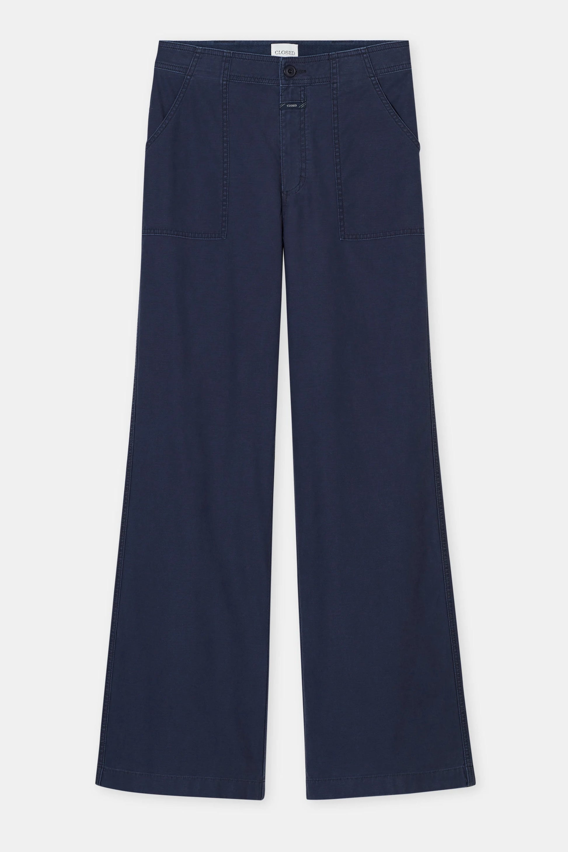 Aria Flared Chino Pant - Dark Night - DUNE + SALT