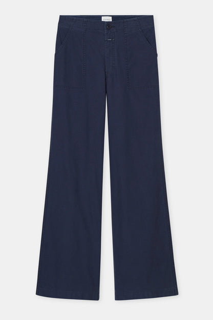 Aria Flared Chino Pant - Dark Night - DUNE + SALT