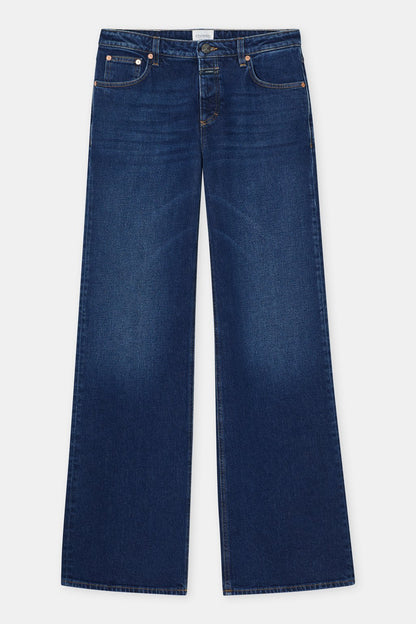 Gillan Comfort Stretch Wide Jean - Dark Blue - DUNE + SALT