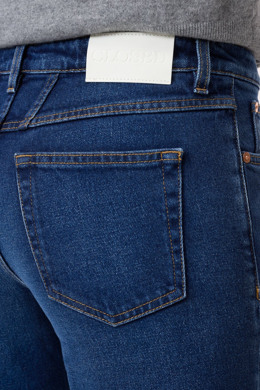 Gillan Comfort Stretch Wide Jean - Dark Blue - DUNE + SALT