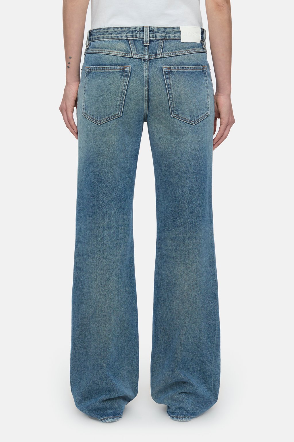 Gillan Wide Jean - Mid Blue - DUNE + SALT
