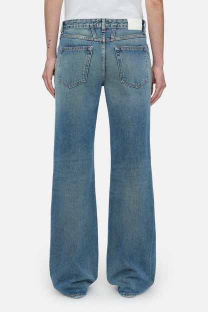 Gillan Wide Jean - Mid Blue - DUNE + SALT