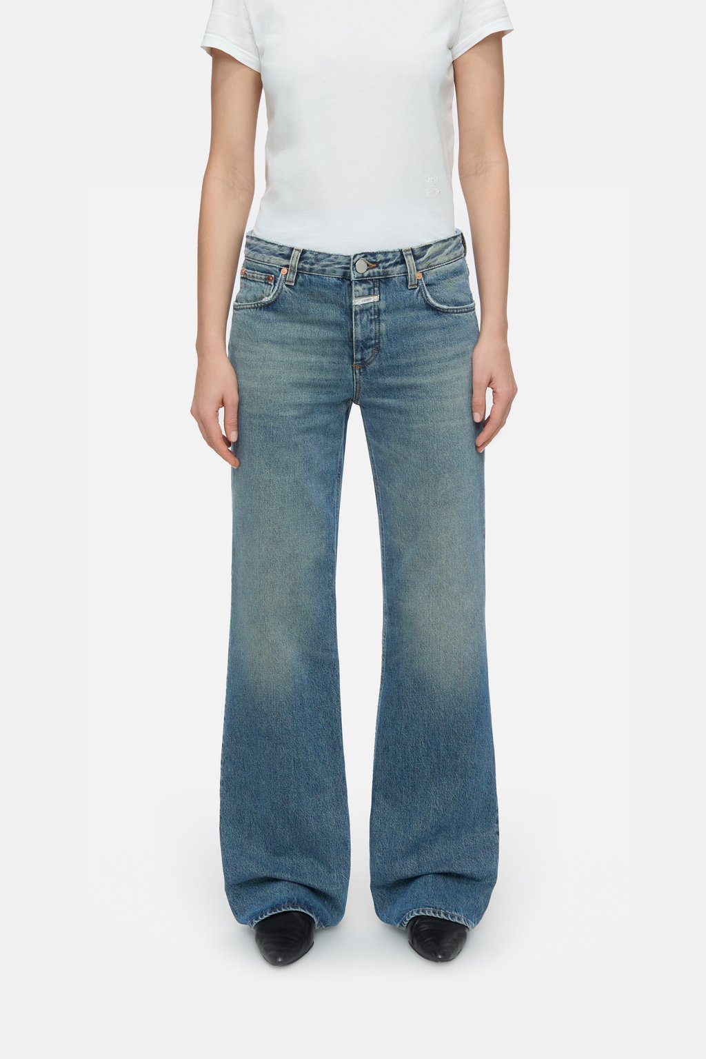 Gillan Wide Jean - Mid Blue - DUNE + SALT