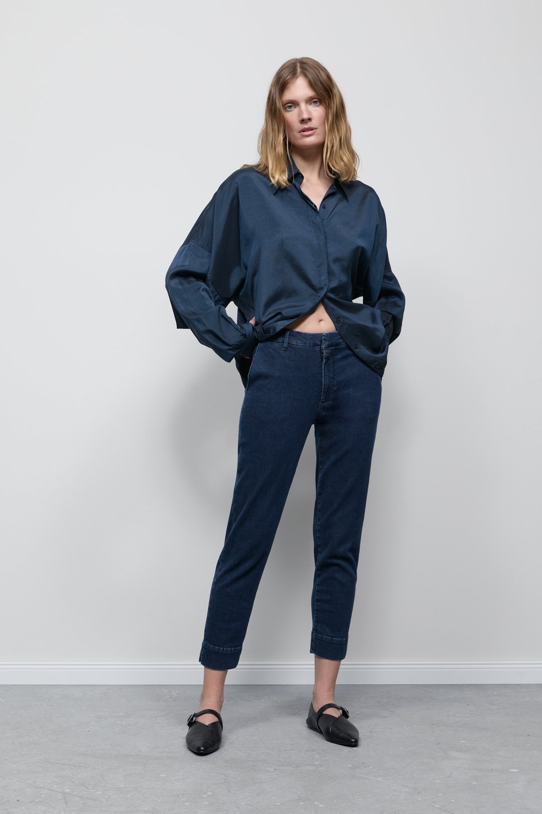 Sonnett Power Stretch Jean - Dark Blue - DUNE + SALT