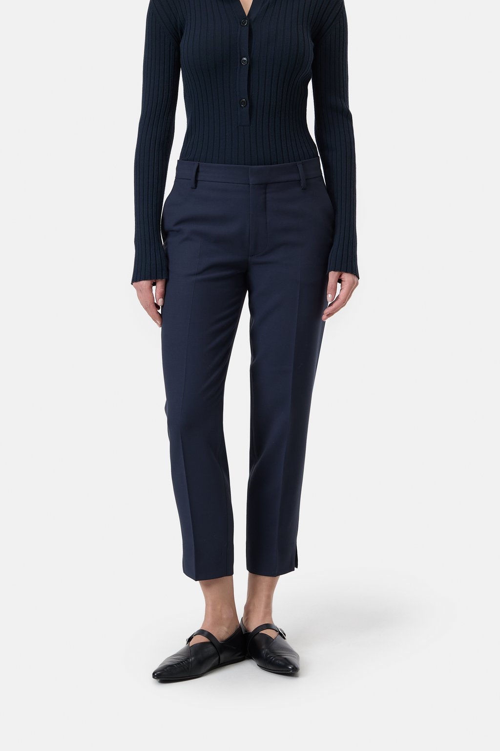 Sonnett Slim Pant - Dark Night - DUNE + SALT