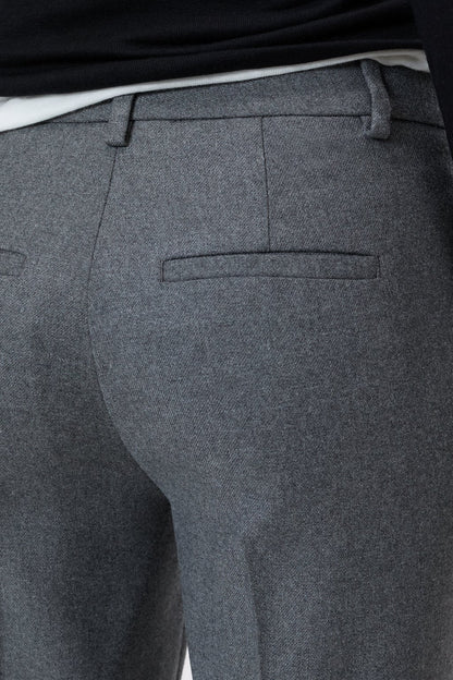Sonnett Slim Pant - Dark Grey Melange - DUNE + SALT
