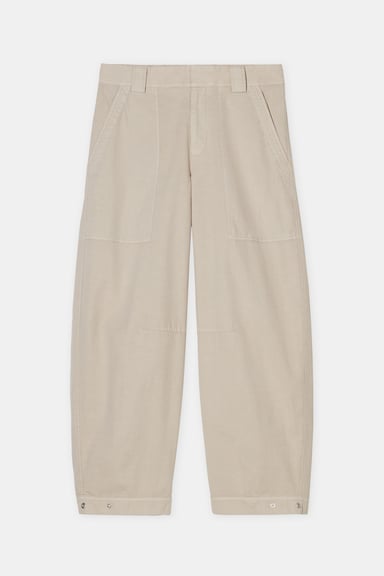 Rhannon Barrel Pant - Soft Beige - DUNE + SALT