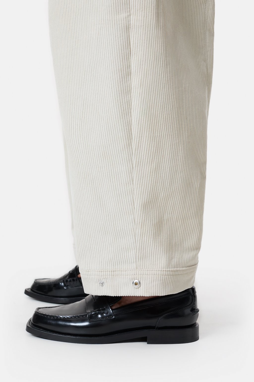 Rhannon Relaxed Corduroy Pants - Pearl Beige - DUNE + SALT