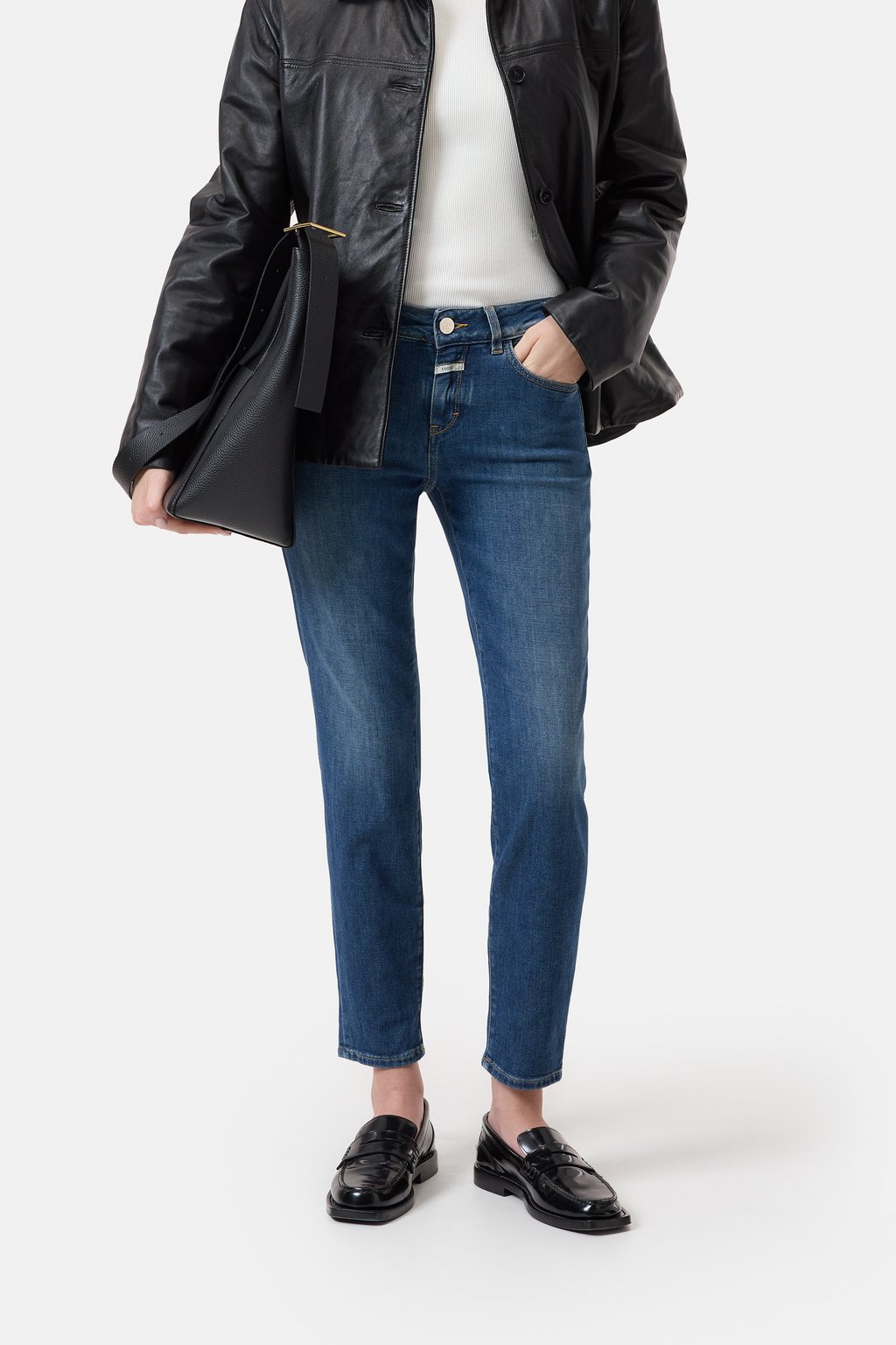 Baker Skinny Jean - Dark Blue - DUNE + SALT