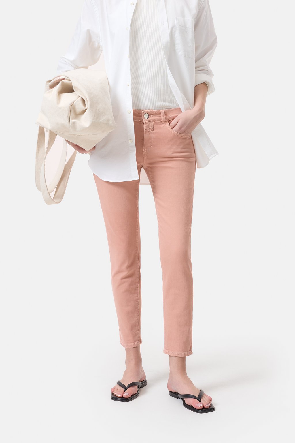 Baker Power Stretch Jeans - Terracotta Rose - DUNE + SALT