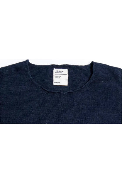 Cotton Linen Harbour Sweater - Ink - DUNE + SALT