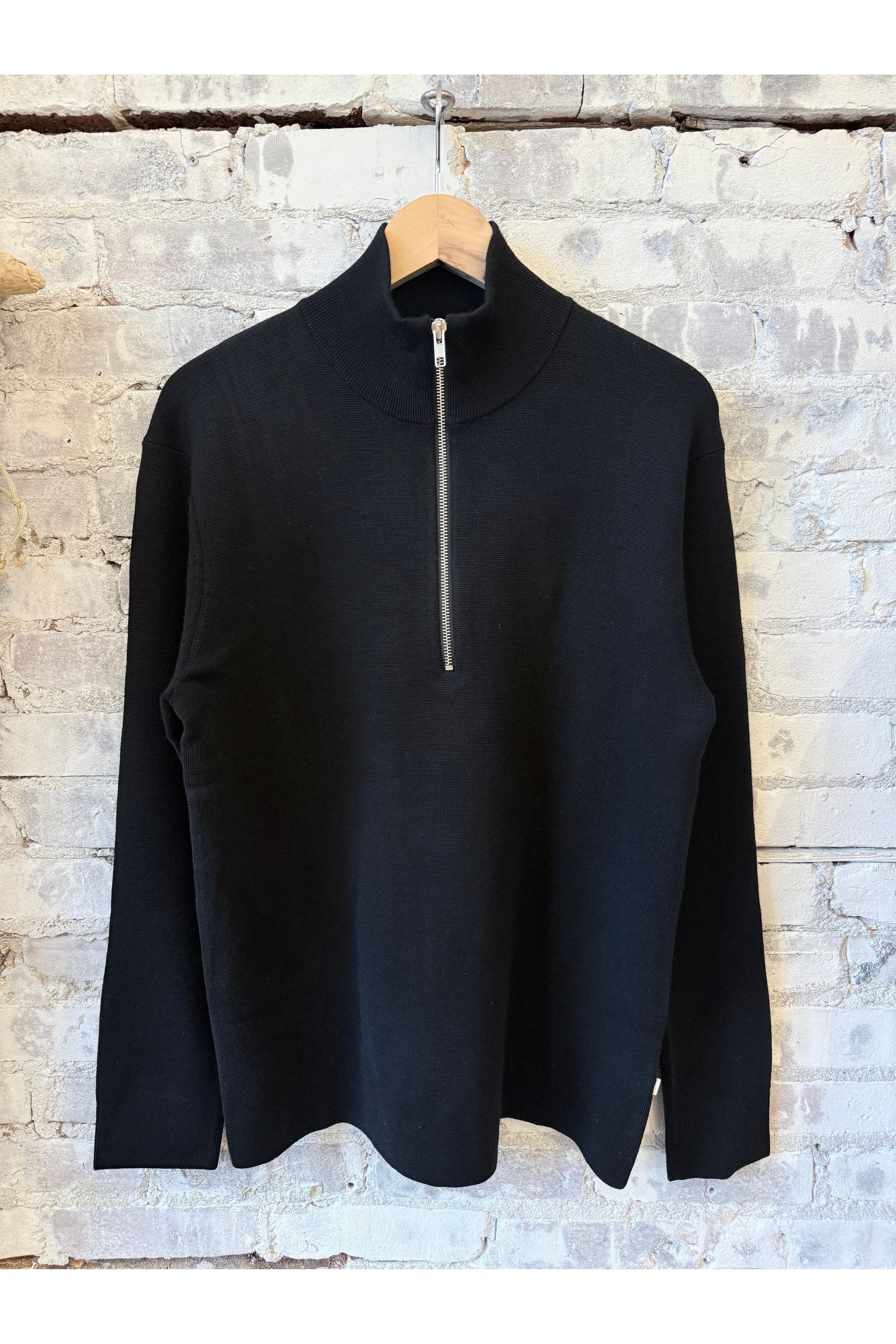 Harald Wool Blend Sweater - Black - DUNE + SALT