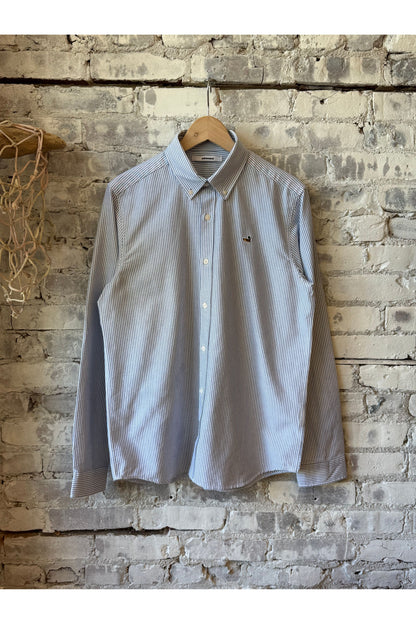 BD Duck Shirt - Striped Navy - DUNE + SALT