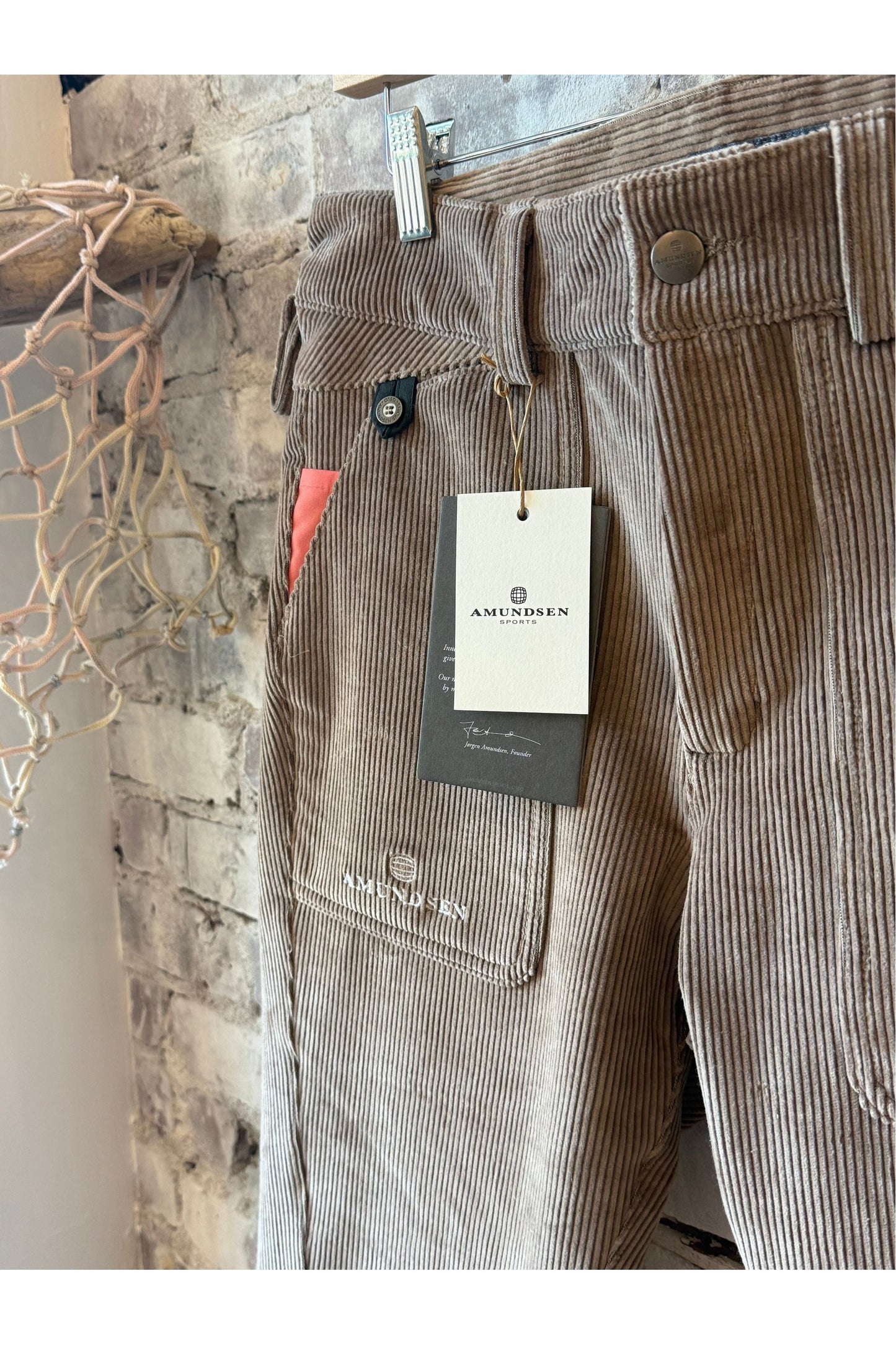 Men's FjordCord 8-Wale Corduroy Slacks - Dark Desert - DUNE + SALT