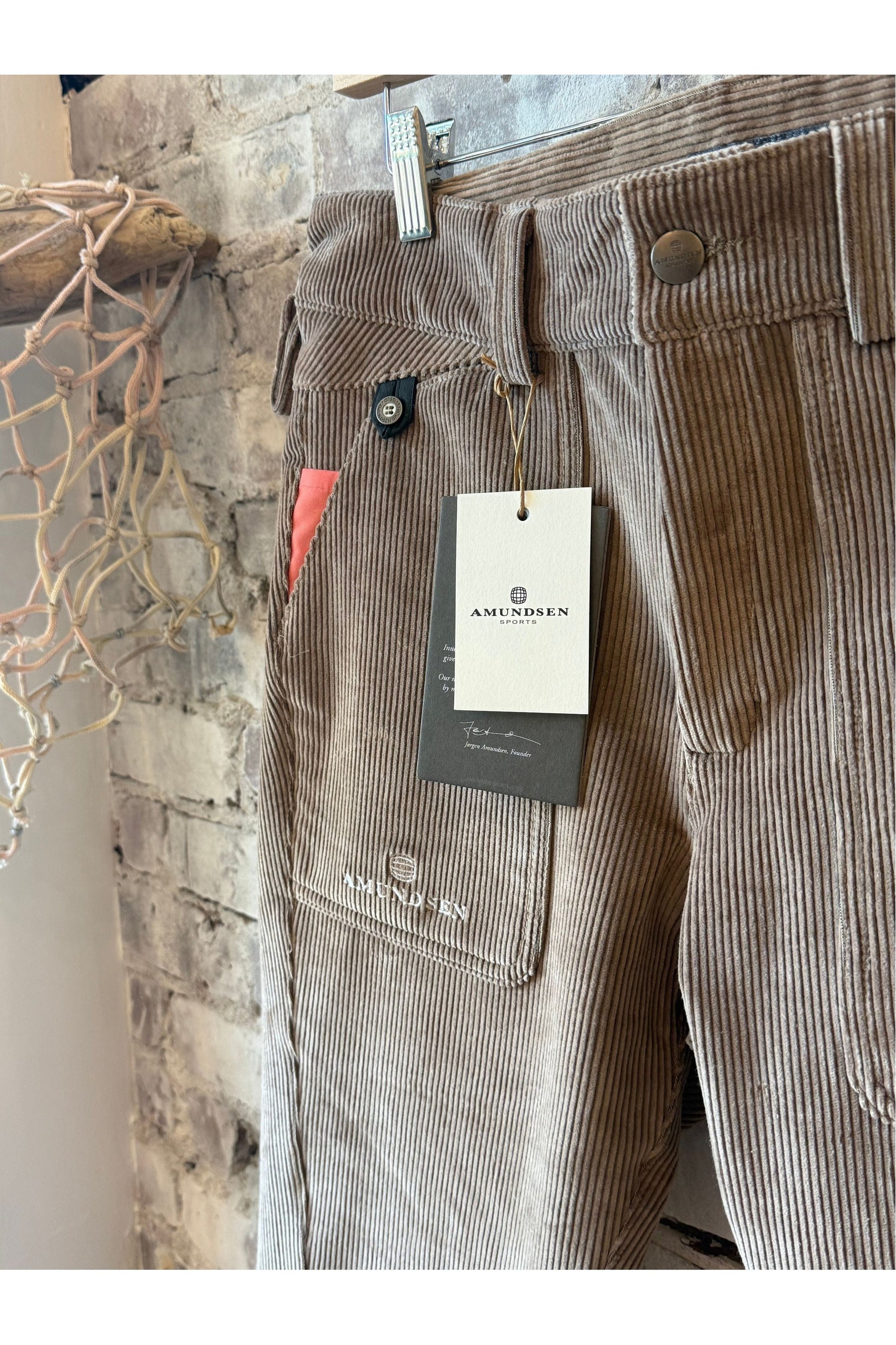 Men's FjordCord 8-Wale Corduroy Slacks - Dark Desert - DUNE + SALT