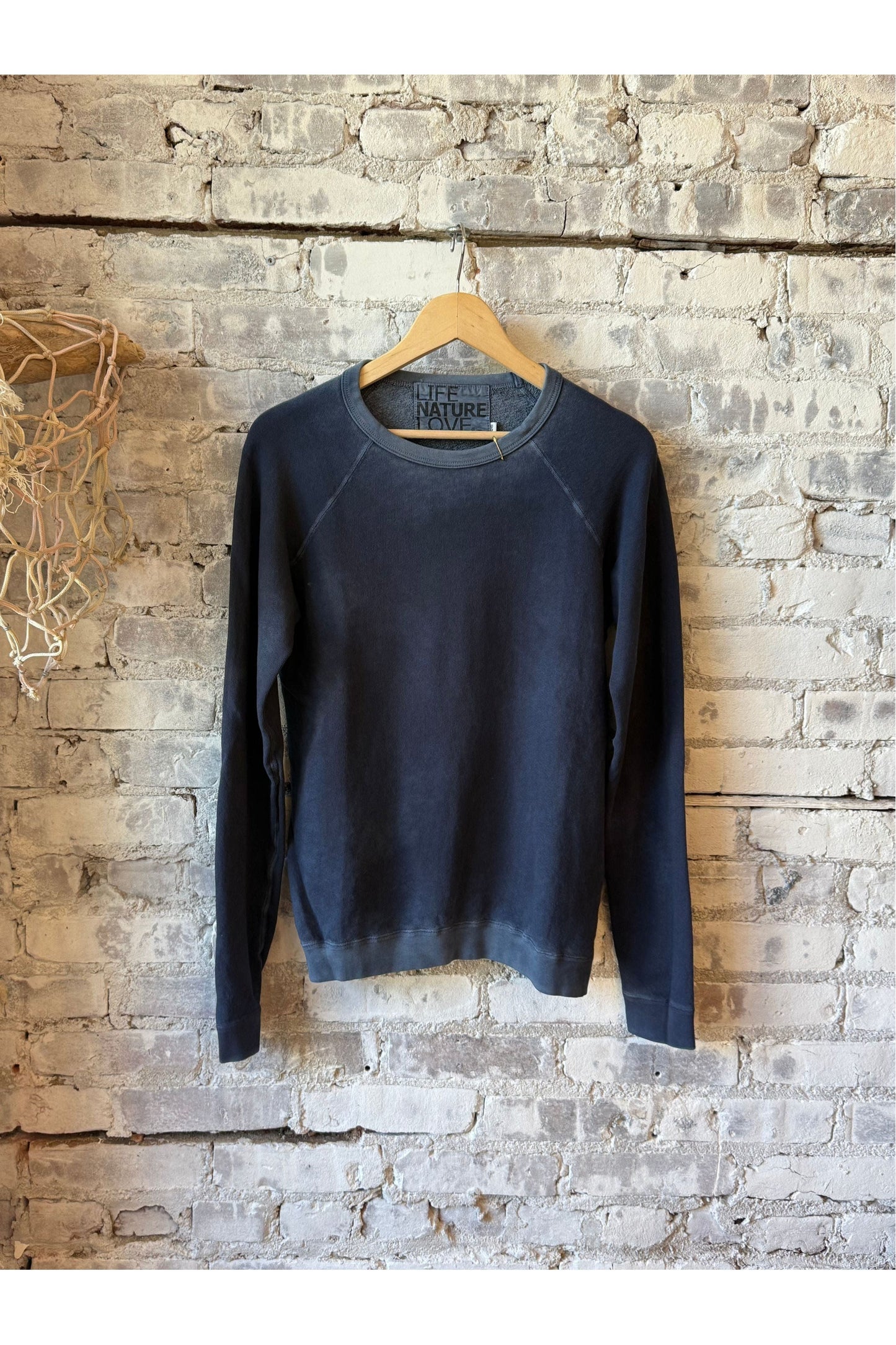 LUCKY RABBIT sweatshirt - moonshrooms blue - DUNE + SALT