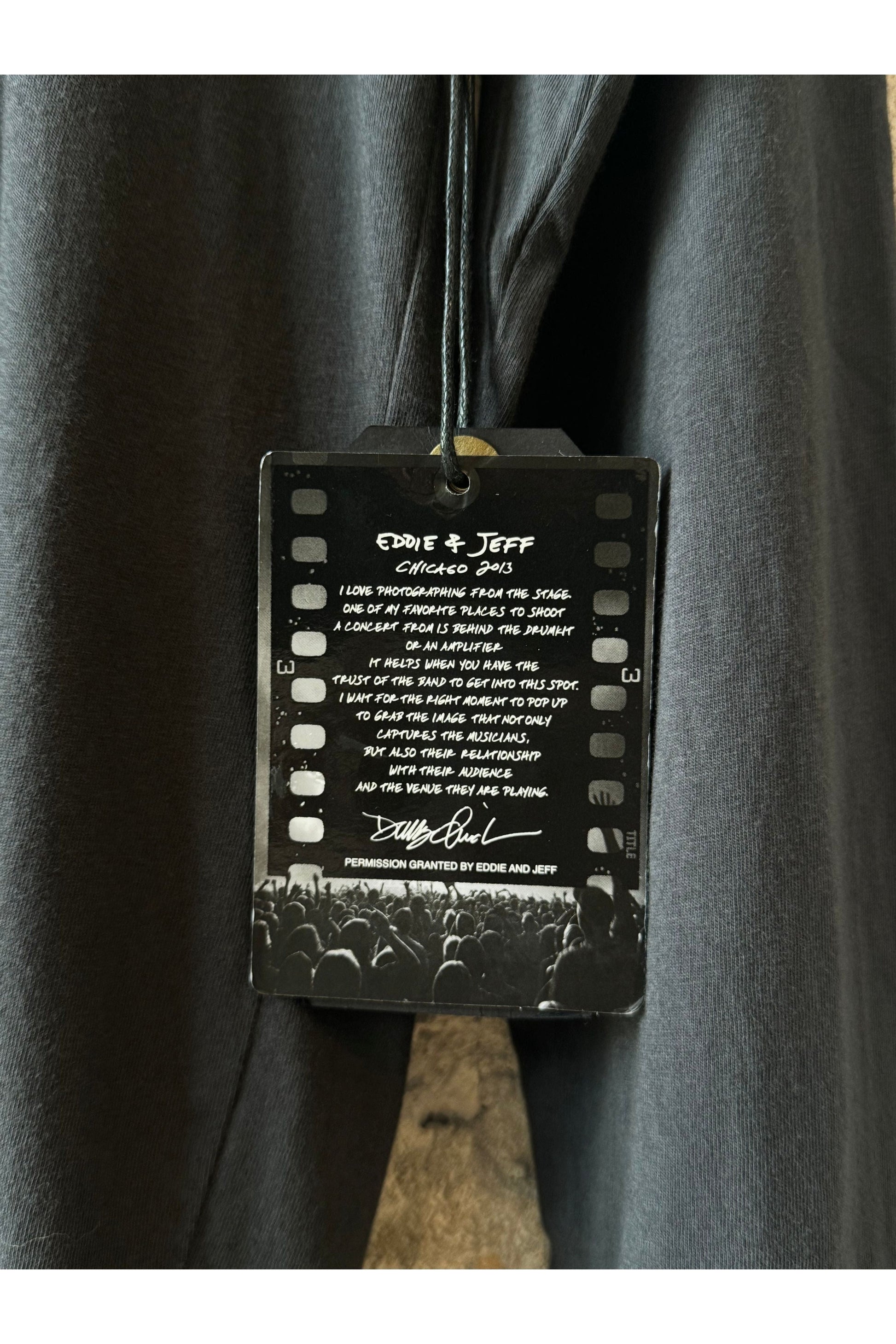 "Eddie and Jeff" LS Tee - Faded Black - DUNE + SALT