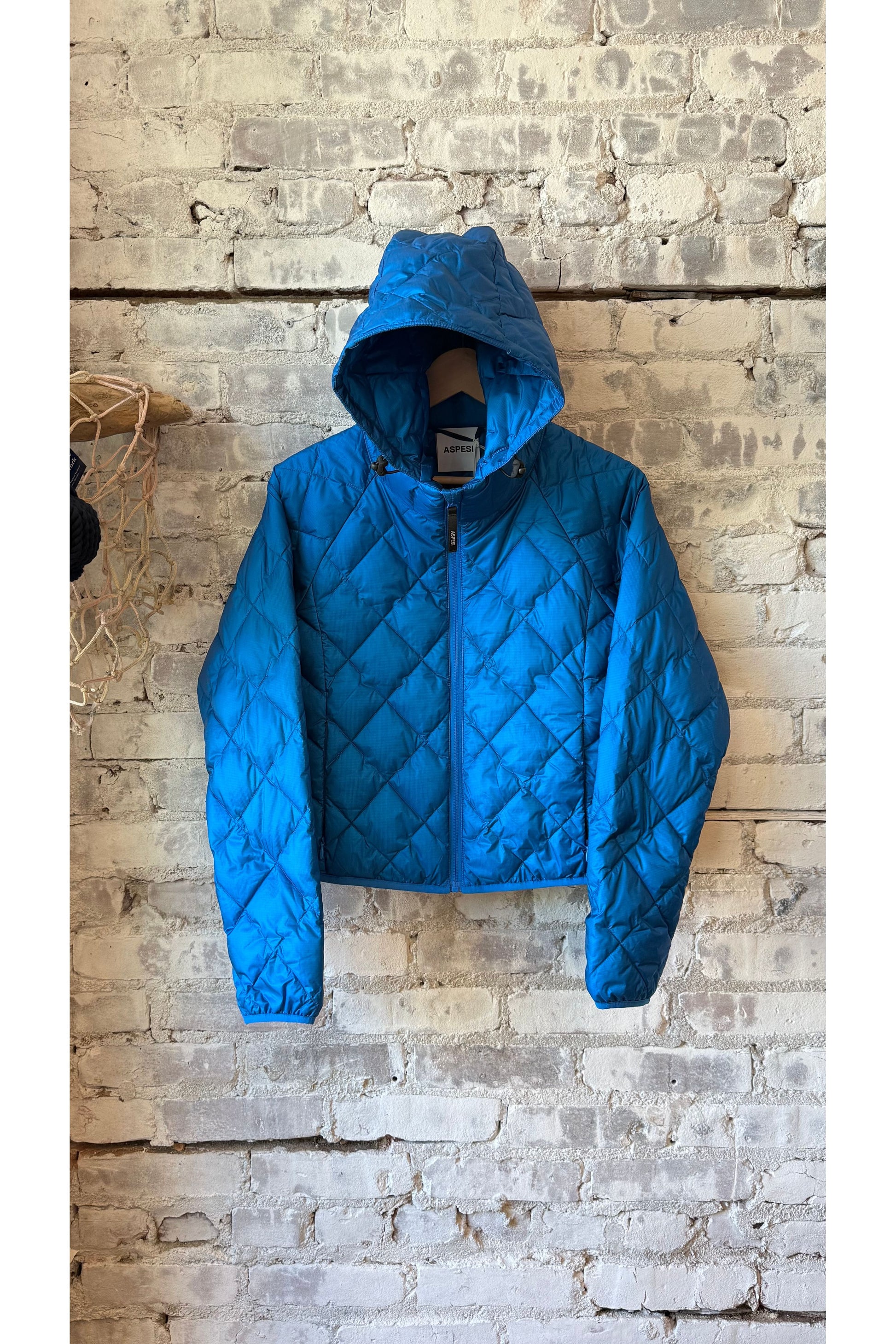 Ginger Nylon Ripstop Jacket - Azzurro - DUNE + SALT