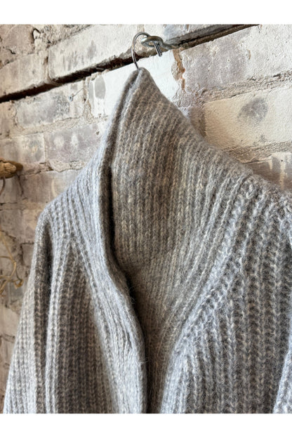 Oversized Shawl Cardigan - Chambray - DUNE + SALT