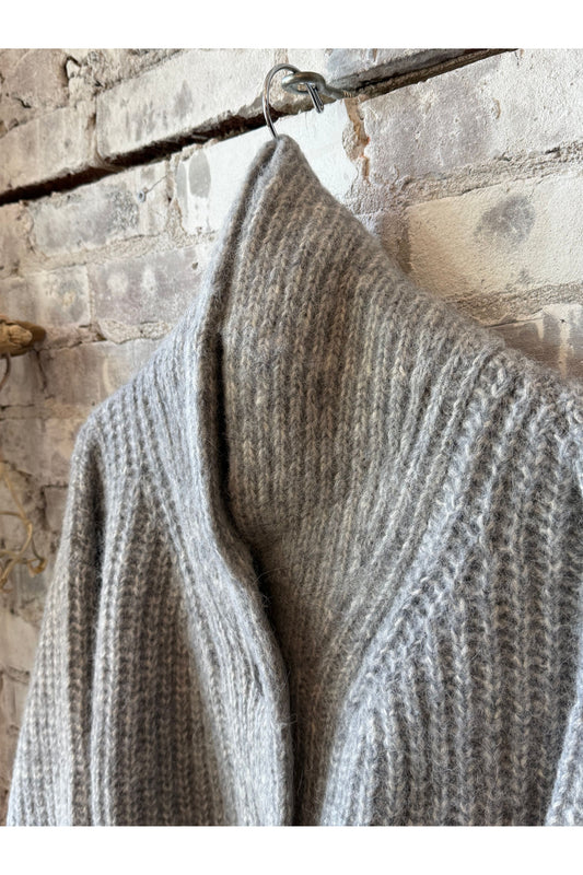 Oversized Shawl Cardigan - Chambray - DUNE + SALT