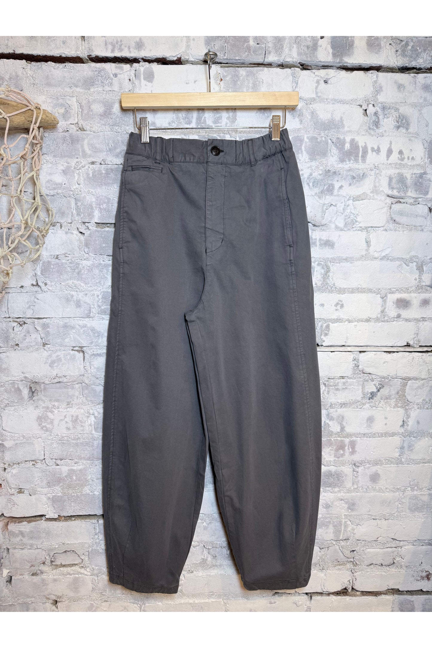 G.O.D Pasha Satin Gabardine Pant - Asphalt