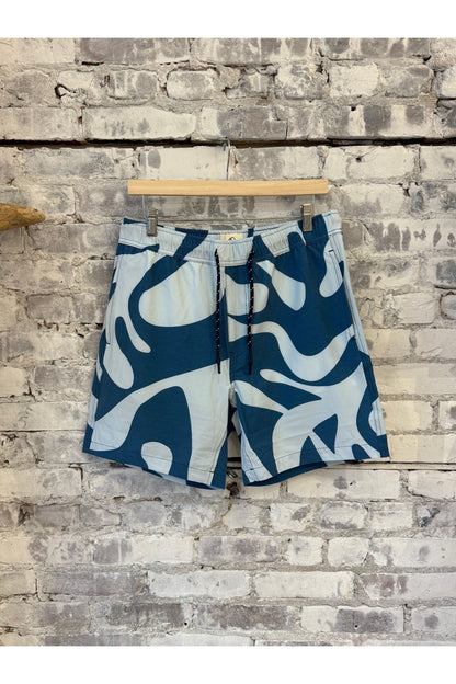 Jimmy 6.5" Swirl Volley - Blue - DUNE + SALT