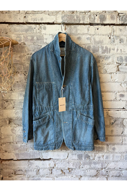 11 oz CO/LI Denim Coverall Jacket - Blue - DUNE + SALT