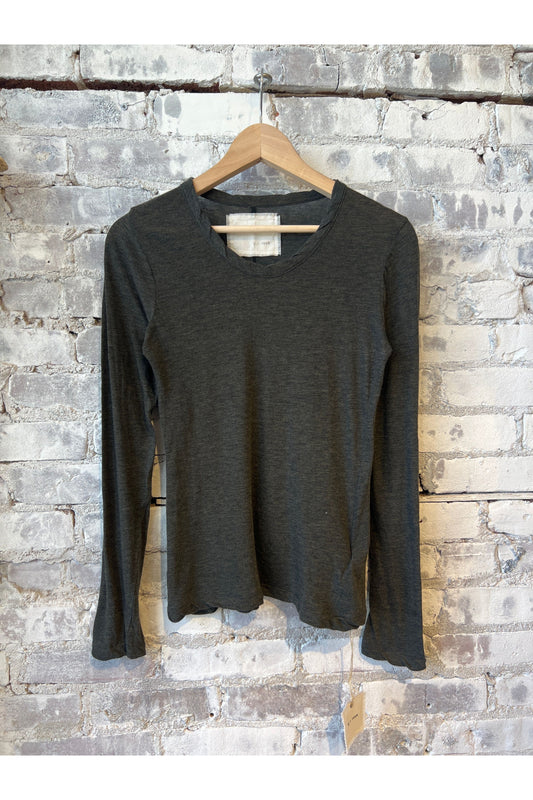 Hi-Soft Jersey LS Crew - Black - DUNE + SALT