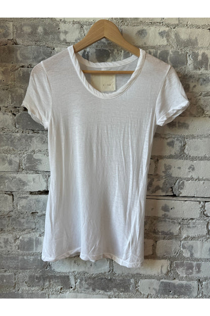 Hi-Soft Jersey SS Crew T-Shirt - White - DUNE + SALT