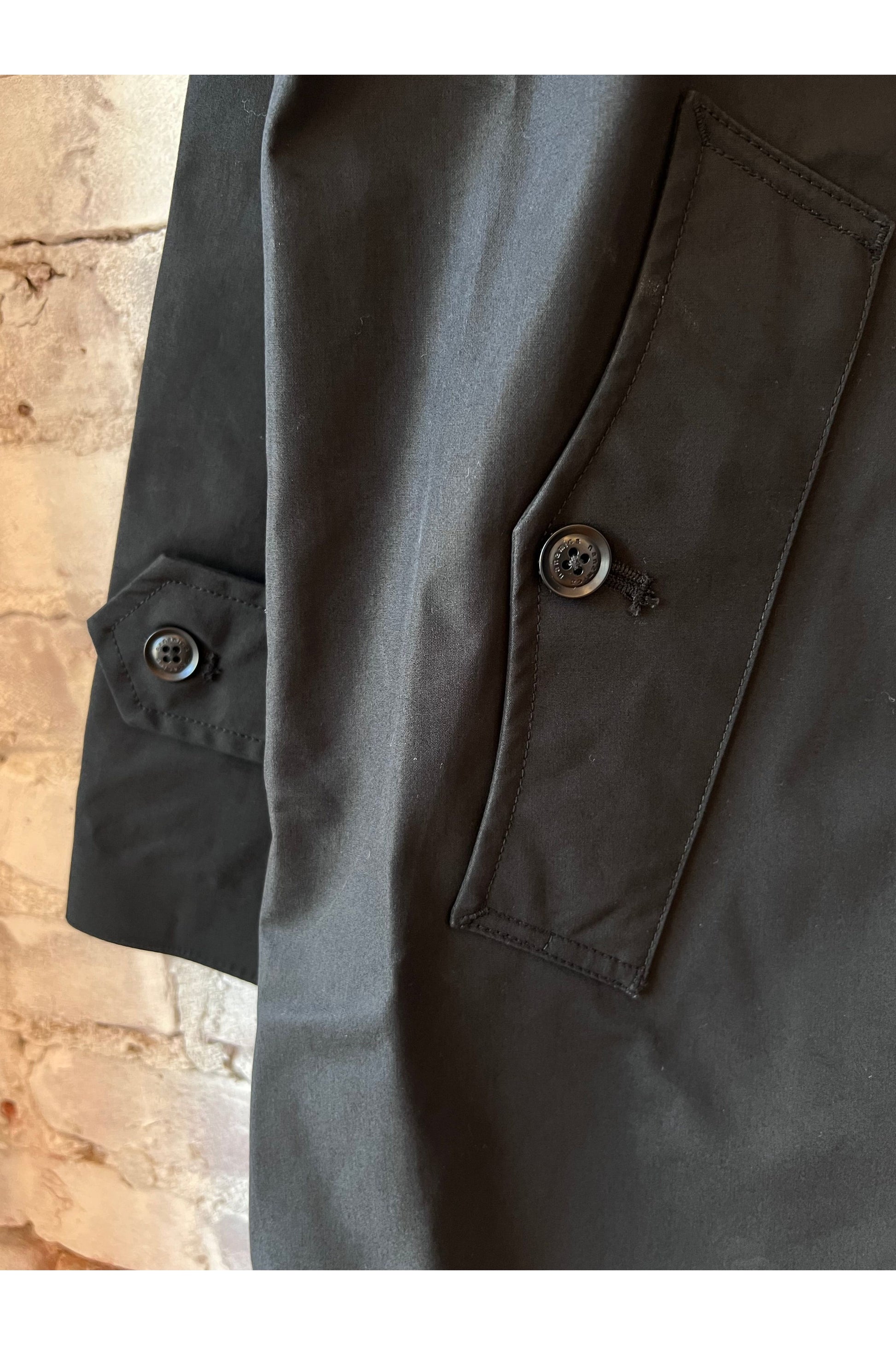 GORE-TEX Soutien Collar Coat - Black - DUNE + SALT