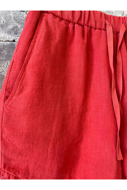 Soko Linen Short - Poppy - DUNE + SALT