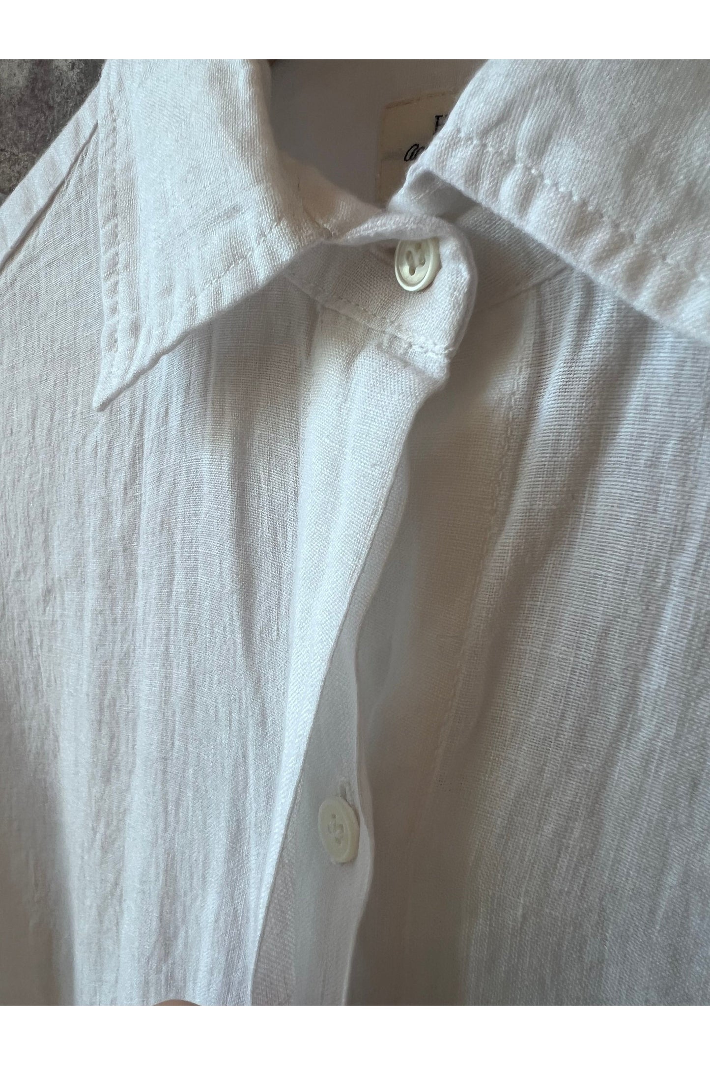 Rea Linen Dress - White - DUNE + SALT