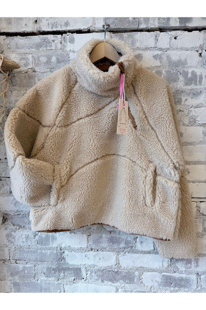 Wooluxe Fleece Pullover - Cookie Dough - DUNE + SALT