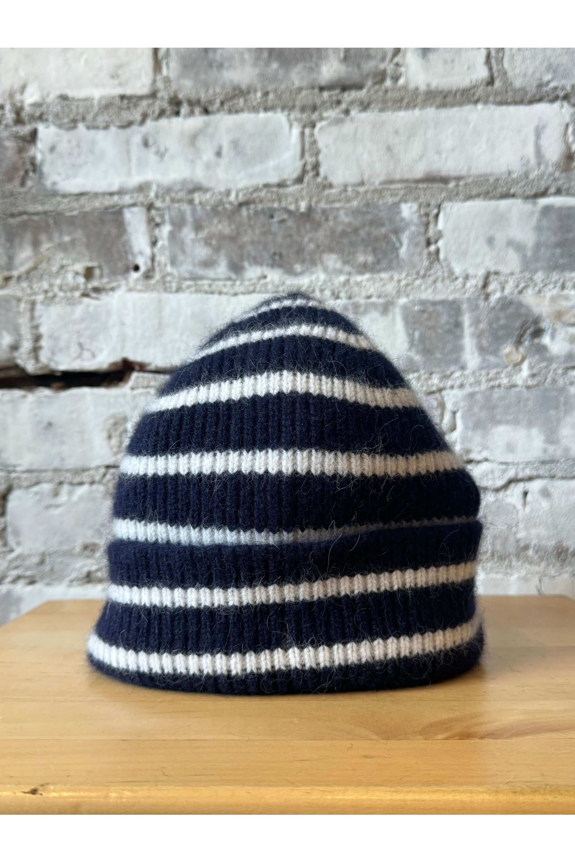 Wool Beanie - Midnight Stripe - DUNE + SALT