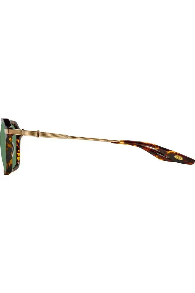 Delon Sunglasses - Classic Tortoise/Gold/Bottle Green - DUNE + SALT