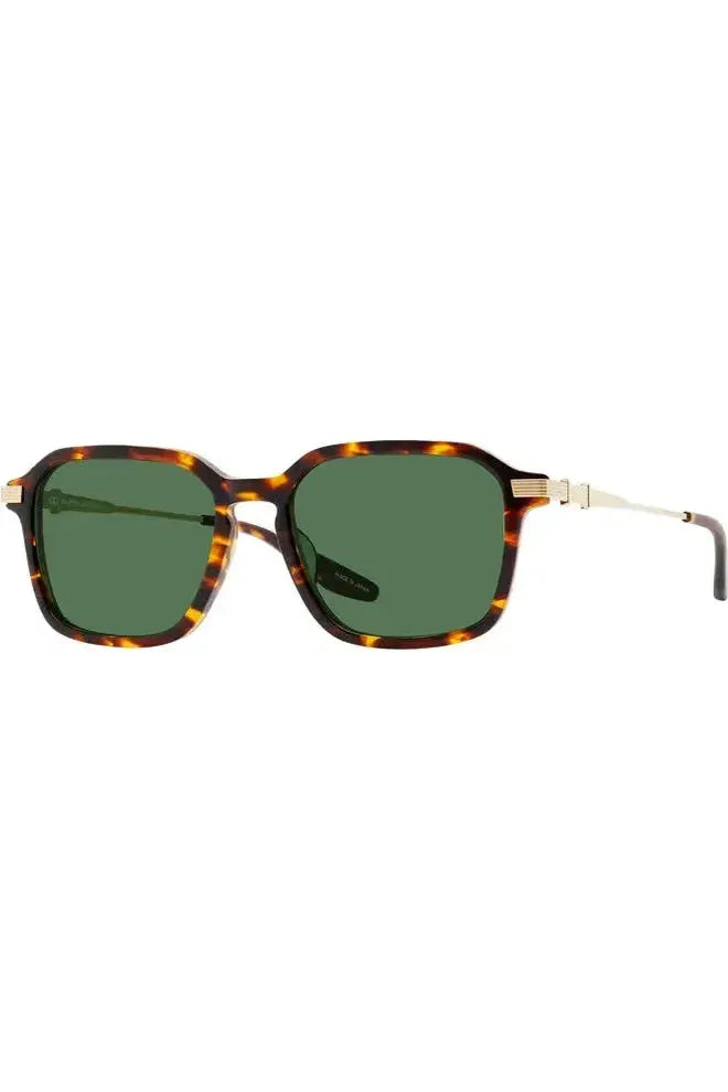 Delon Sunglasses - Classic Tortoise/Gold/Bottle Green - DUNE + SALT